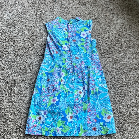 Lilly Pulitzer Blue and Pink Floral Mini Dress - Picture 7 of 9
